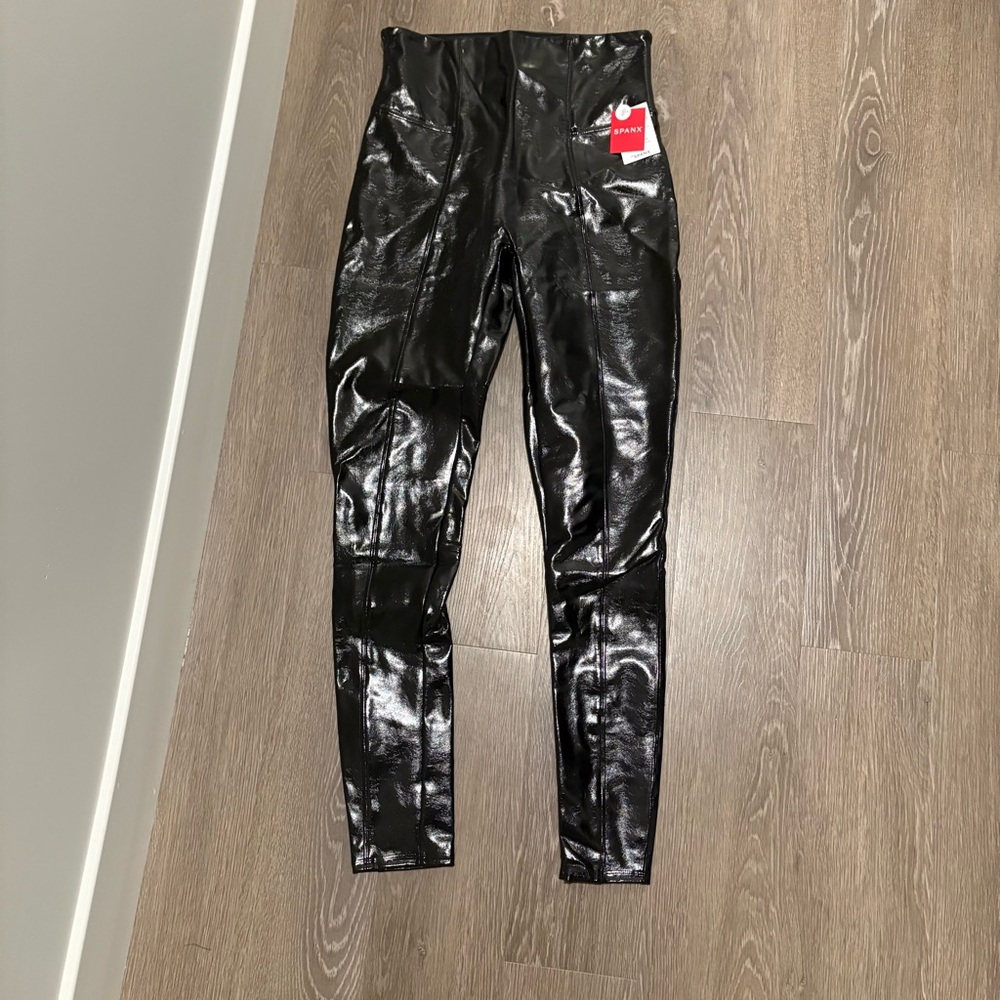 Spanx shiny leggings